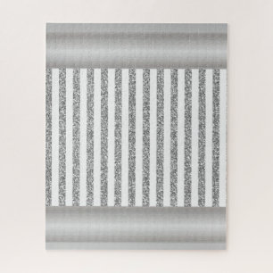 Puzles Gray & White Stripe Legpuzzel