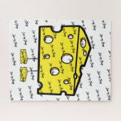 Puzles houden van mijn kaas legpuzzel (Horizontaal)