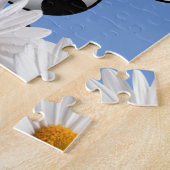 Puzles Koe White Daisy Floral Legpuzzel (Zijkant)