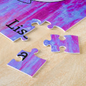 Puzles Pastel Kitten met Wings Fish Guilty Legpuzzel (Zijkant)