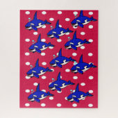 Puzles Red Blue Sharks Legpuzzel (Verticaal)