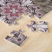 Puzles Rozen Floral Rock Legpuzzel (Zijkant)