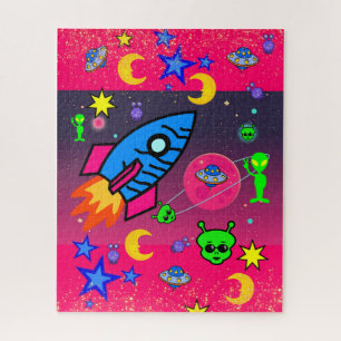 Puzles Spaceships Aliens Astronauts Legpuzzel