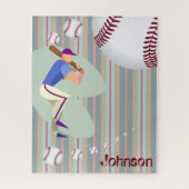Puzles Stripe Baseball Legpuzzel (Verticaal)