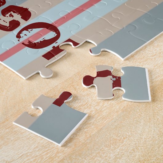 Puzles Stripe Baseball Legpuzzel (Zijkant)