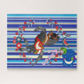 Puzles Stripe Horse Fairy Frog Legpuzzel (Horizontaal)