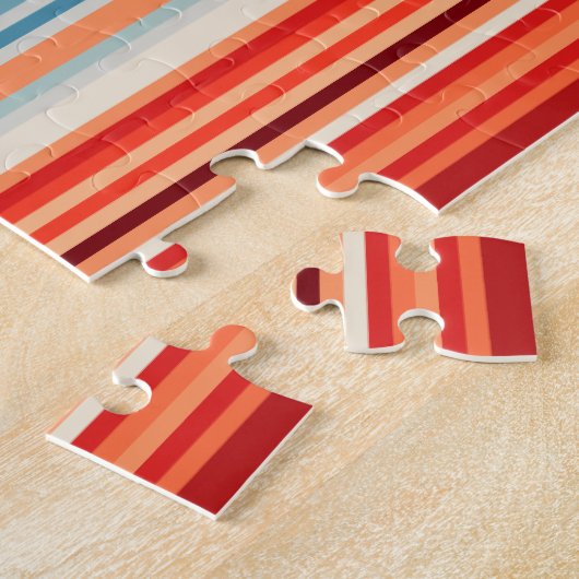 Puzles Stripe Penguin Bumblebee Legpuzzel (Zijkant)