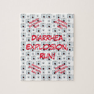 Puzles Toilet Paper Diarree Explosion Run Legpuzzel