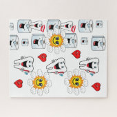 Puzles Toilet Paper Tandenborstel Hearts Sun Legpuzzel (Horizontaal)