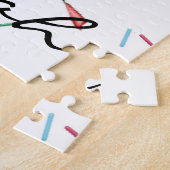 Puzles Unicorn Rainbow Legpuzzel (Zijkant)