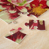 Puzles Victoriaans Flowers Floral Legpuzzel (Zijkant)