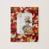 Puzles Victoriaans Flowers Floral Legpuzzel (Verticaal)