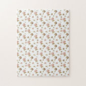 Puzles Victoriaans Roze Rose Petals Floral Legpuzzel (Verticaal)