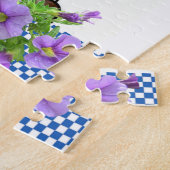 Puzles White en Blue Pset Koe Milk Cheese Legpuzzel (Zijkant)