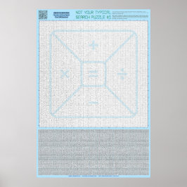 PUZZEL #1: Wiskunden Vergelijkingen - Standaard Poster