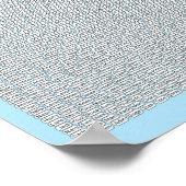 PUZZEL #2: Namen - Chaotisch Poster (Hoek)