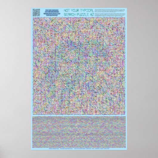 PUZZEL #2: Namen - Diabolisch opgelost Poster (Voorkant)