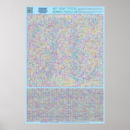 PUZZEL #3: Pi-dag - Chaotisch opgelost Poster