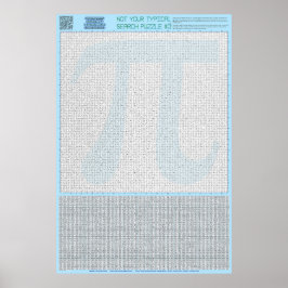 PUZZEL #3: Pi-dag - duivels Poster