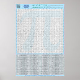 PUZZEL #3: Pi Day - Chaotisch Poster