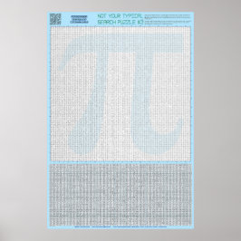PUZZEL #3: Pi Day - Standaard Poster