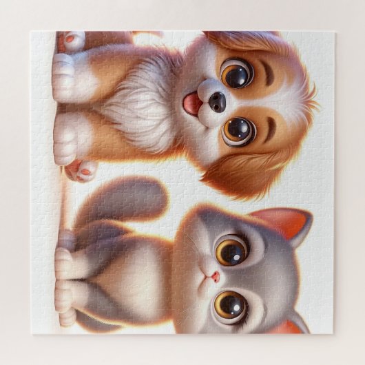 Puzzel 3D Geanimeerde 20 "x20" met giftbox Legpuzzel (Horizontaal)