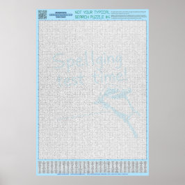 PUZZEL #4: Verkeerd gespeld - Chaotisch Poster