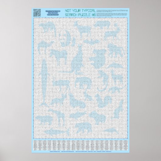 PUZZEL #6: Dierengroepen - Diabolisch Poster (Voorkant)