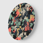 Puzzel Abstract: Creative Naadloos. Grote Klok (Hoek)
