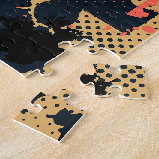 Puzzel Abstract: Creative  Naadloos. Legpuzzel (Zijkant)