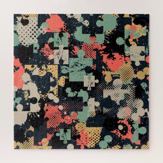 Puzzel Abstract: Creative  Naadloos. Legpuzzel (Horizontaal)