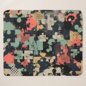 Puzzel Abstract: Creative Naadloos. Sherpa Deken (Voorkant (horizontaal))