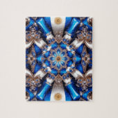 Puzzel abstract modern design Argentijnse kleuren (Verticaal)