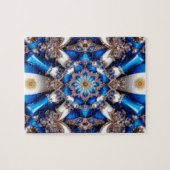 Puzzel abstract modern design Argentijnse kleuren Legpuzzel (Horizontaal)