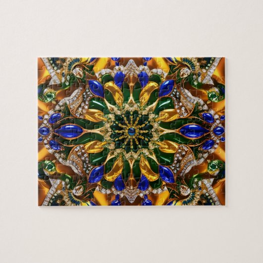 Puzzel abstract Modern Design Brazilië Kleuren (Horizontaal)