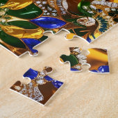 Puzzel abstract Modern Design Brazilië Kleuren (Zijkant)