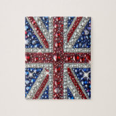 Puzzel abstract modern design Britse kleuren Legpuzzel (Verticaal)