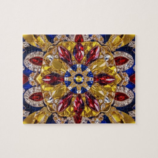 Puzzel abstract Modern Design Colombia Kleuren Legpuzzel (Horizontaal)