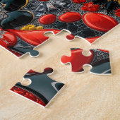 Puzzel abstract Modern Design Duitsland Kleuren Legpuzzel (Zijkant)