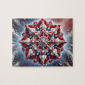 Puzzel abstract Modern Design Noorwegen Kleuren (Horizontaal)