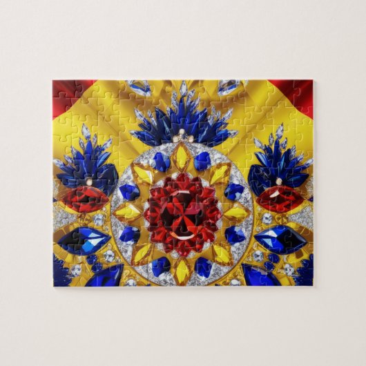 Puzzel abstract Modern Design Roemenië Kleuren (Horizontaal)