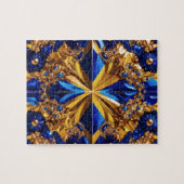 Puzzel abstract Modern Design Zweden Kleuren Legpuzzel (Horizontaal)