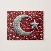 Puzzel abstracte Turkse kleuren Legpuzzel (Horizontaal)