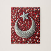 Puzzel abstracte Turkse kleuren Legpuzzel (Verticaal)