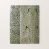 Puzzel - Alpakka's op de heuvel (Verticaal)