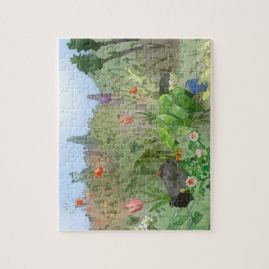 Puzzel Alter Garten (Verticaal)