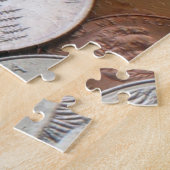 Puzzel - Amerikaanse munten op tafel (Zijkant)