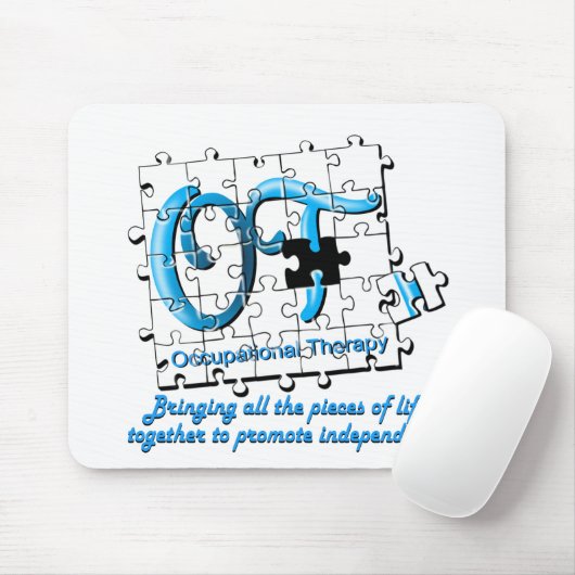 puzzel aqua muismat (Met muis)