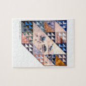 puzzel - art quilt Quail Covey Legpuzzel (Horizontaal)