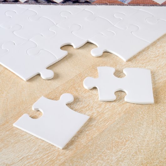 puzzel - art quilt Quail Covey Legpuzzel (Zijkant)